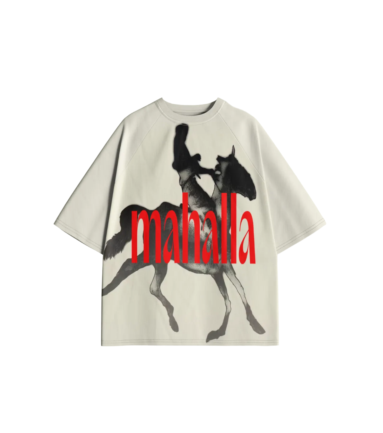 Horseman With a Head (Red)