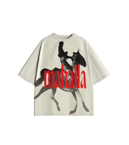 Horseman With a Head (Red)