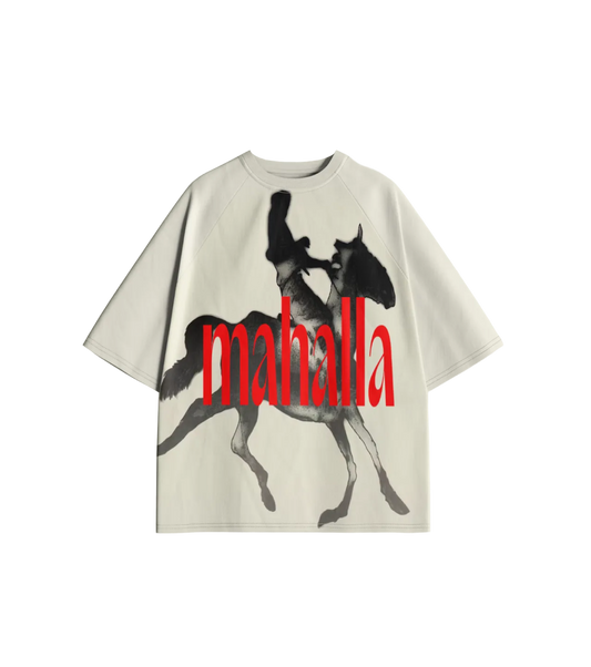 Horseman With a Head (Red)