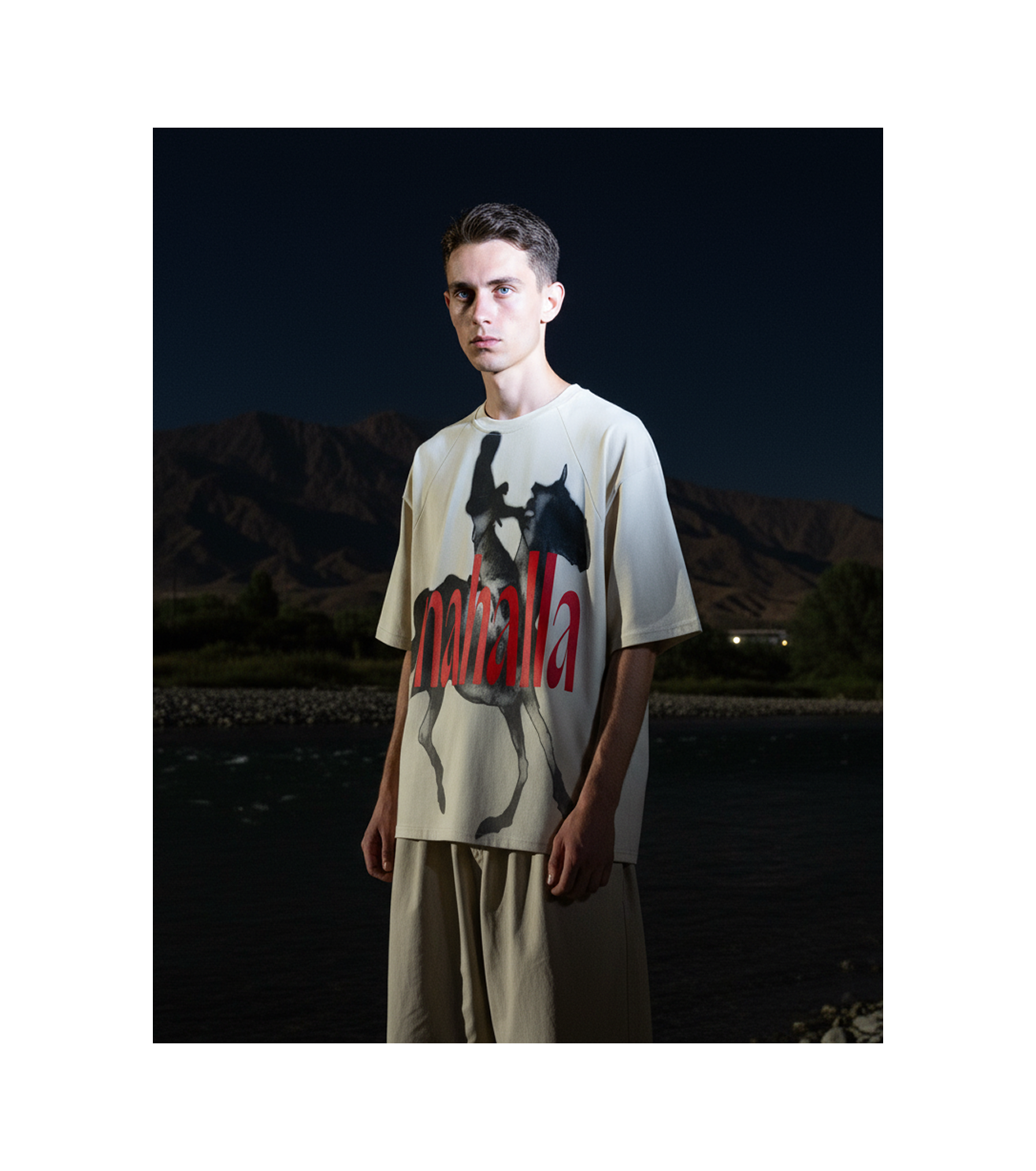 Horseman With a Head (Red)