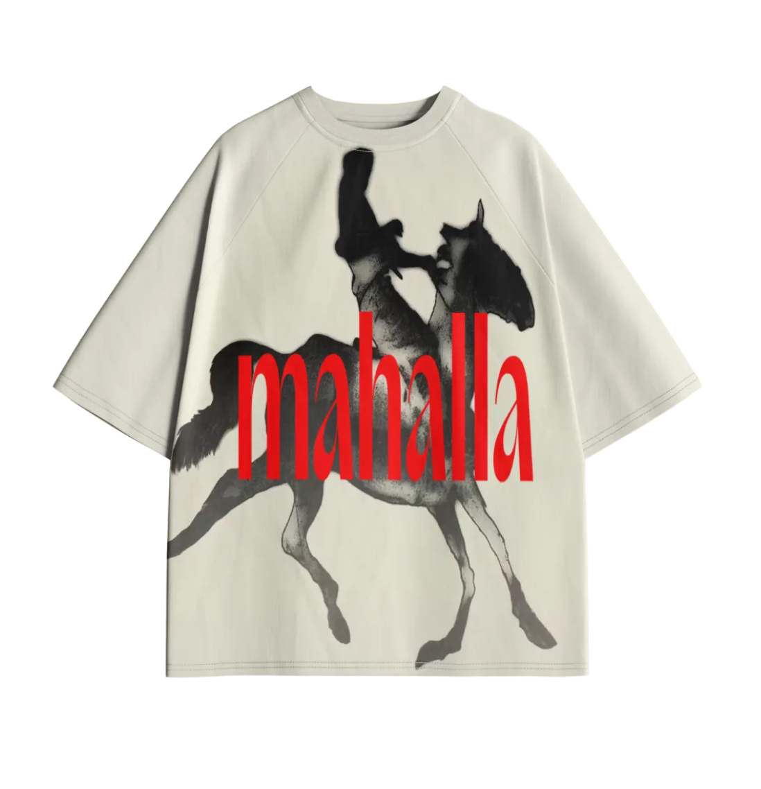 horseman with a head